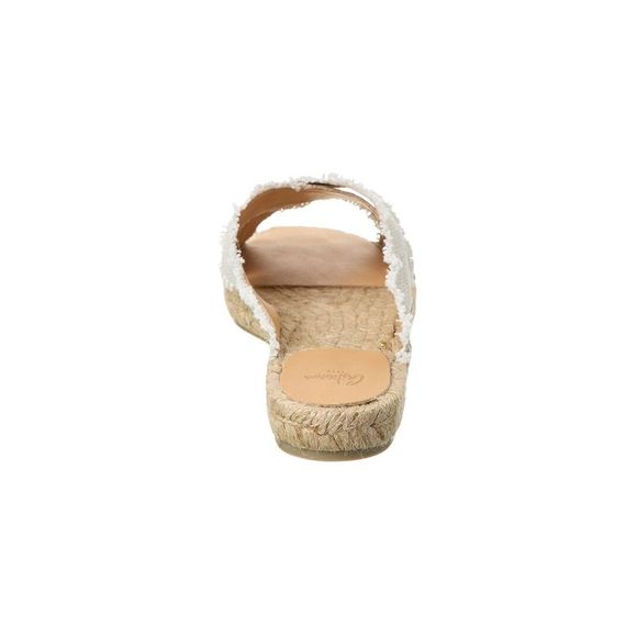 Castañer Palmera Canvas Sandal, White - Picture 3 of 5